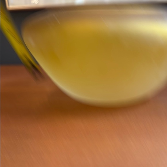 Elegant Indiana glass vintage frosted Yellow Glass Bowl large - Picture 5 of 9